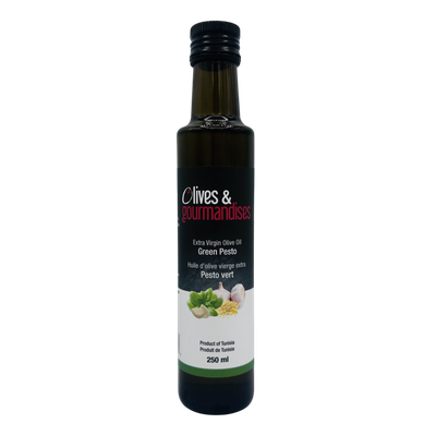 Huile d'olive vierge pesto vert Huile d'olive vierge pesto vert