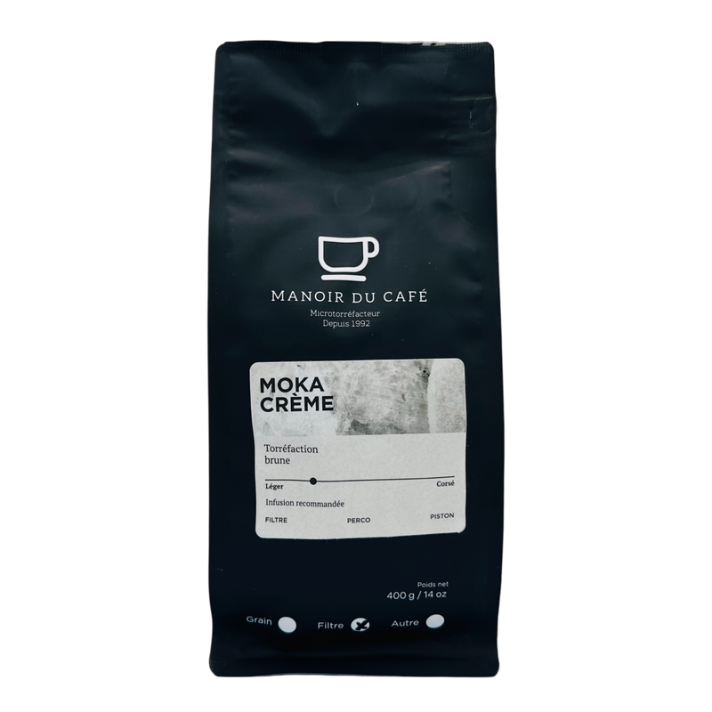Sacs  café filtre  400g - Moka crème