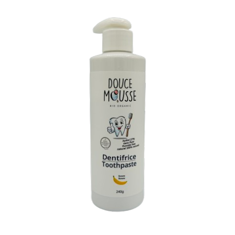 Dentifrice 240g - Banane - Douce mousse