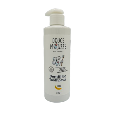 Dentifrice 240g - Banane - Douce mousse