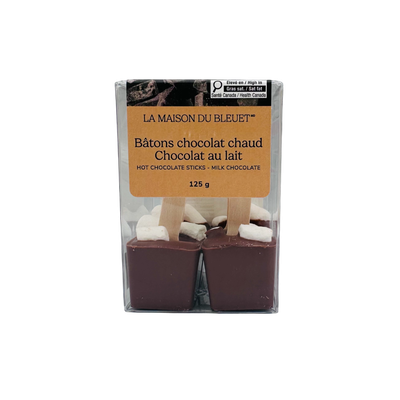 Boîte 4 bâtons chocolat chaud - Lait Boîte 4 bâtons chocolat chaud - Lait