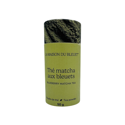 Thé matcha - Bleuets - 50g Thé matcha - Bleuets - 50g