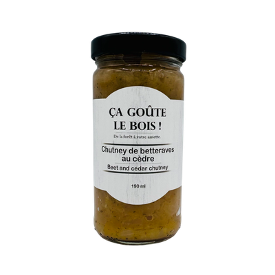 Chutney de betteraves au cèdre