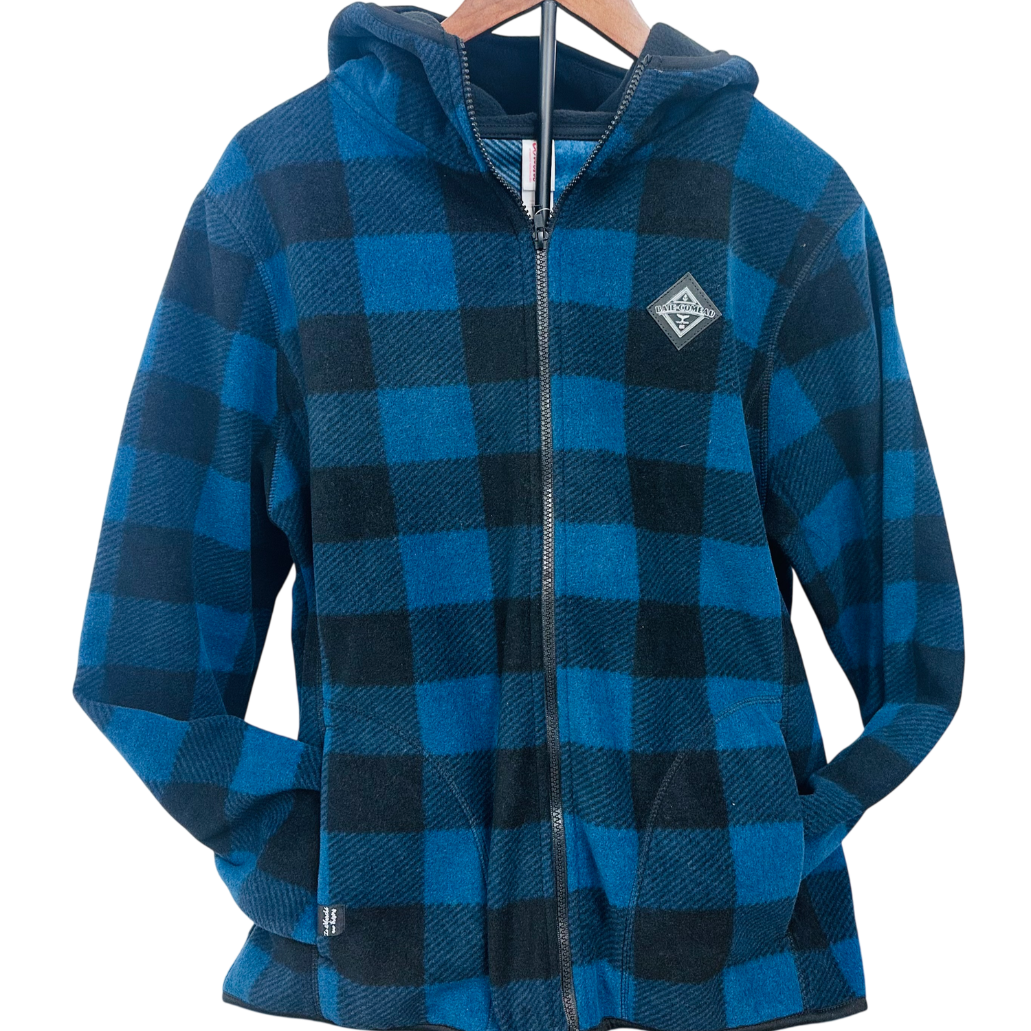 Veste polar - Carreaux bleu-noir - Large - BC Veste polar - Carreaux bleu-noir - Large - BC