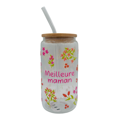 Bouteille en verre 16oz - Maman Bouteille en verre 16oz - Maman