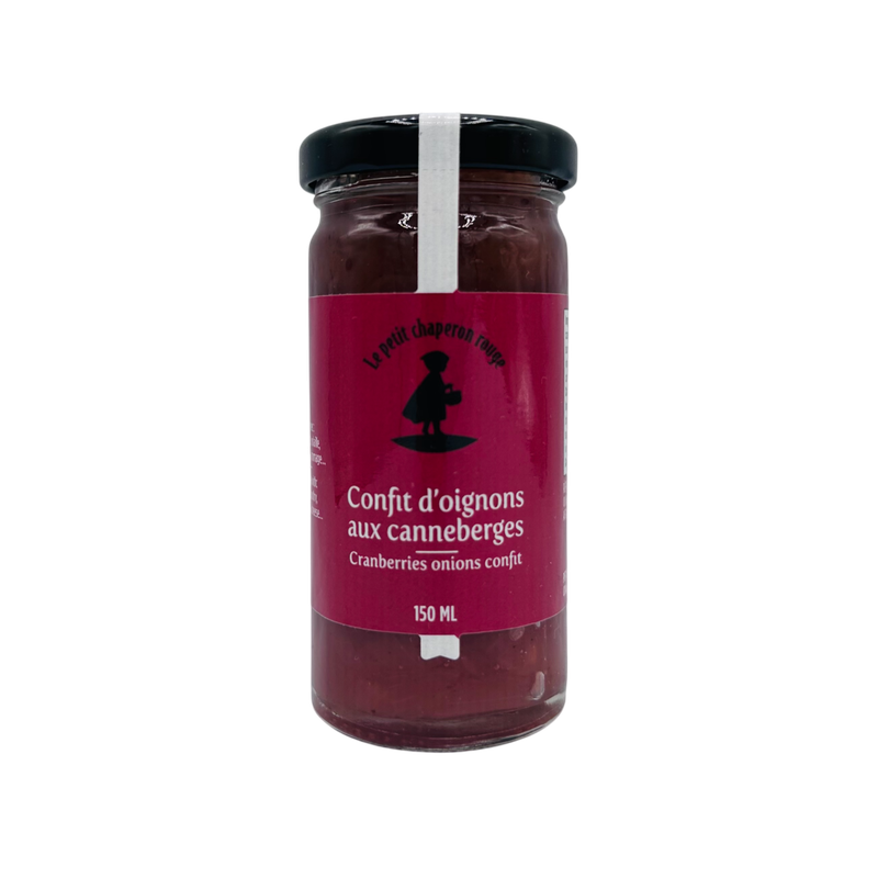 Confit d'oignons 150ml - Canneberges