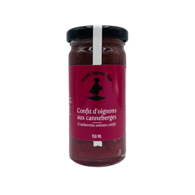 Confit d'oignons 150ml - Canneberges Confit d'oignons 150ml - Canneberges