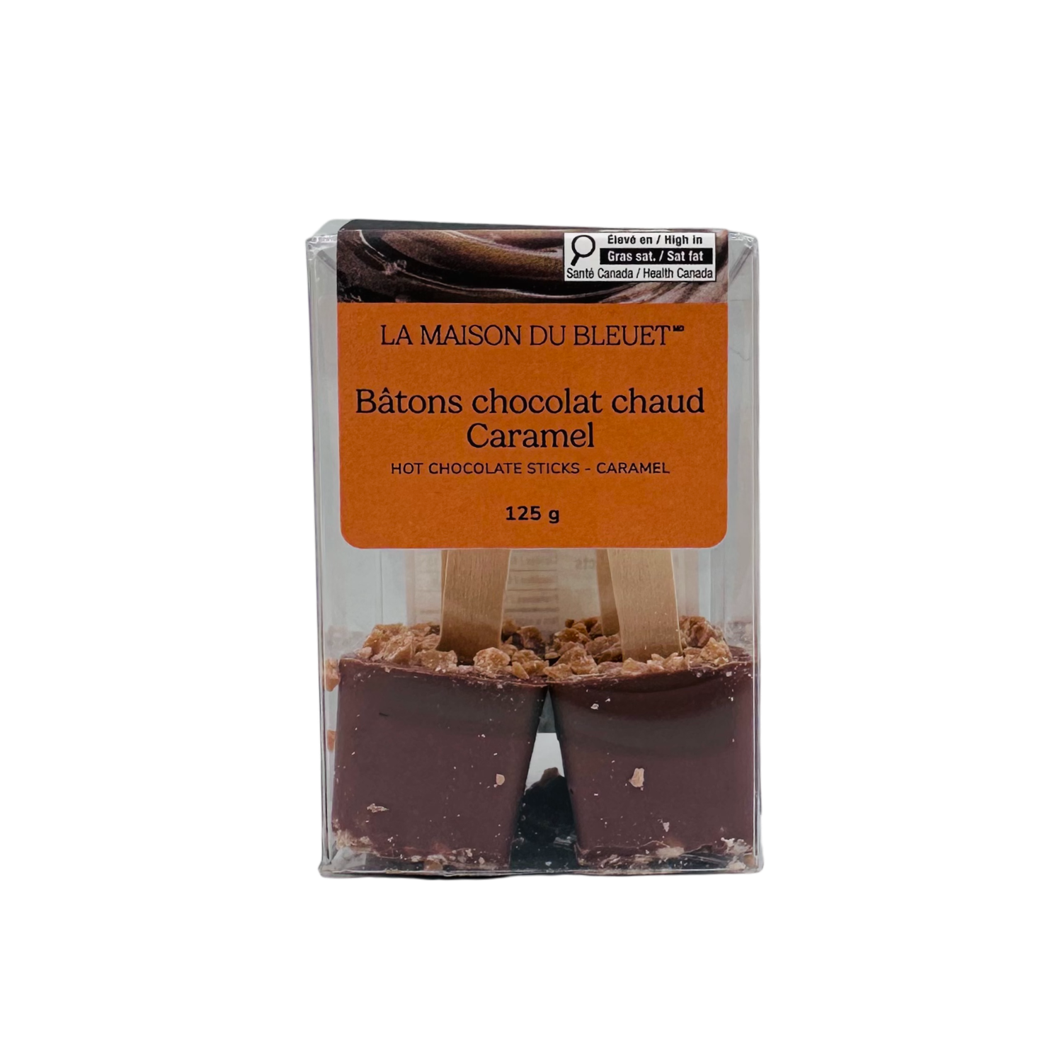 Bâton de chocolat chaud - Caramel Bâton de chocolat chaud - Caramel