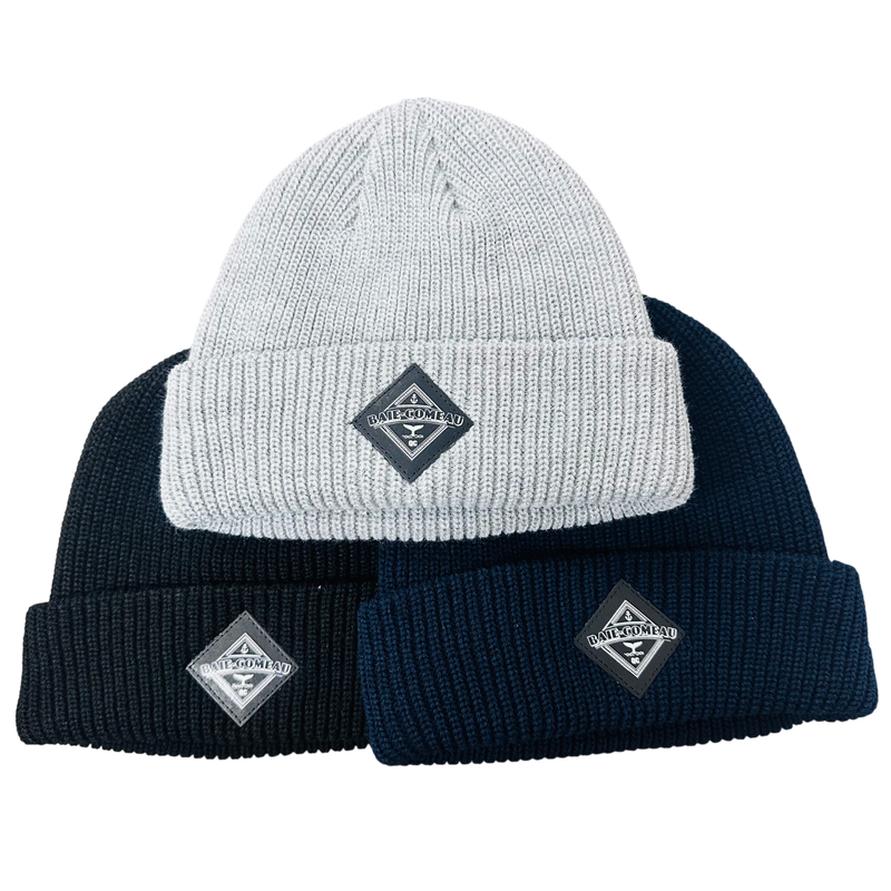 Tuque à rebord côtelé - Gris chiné - BC