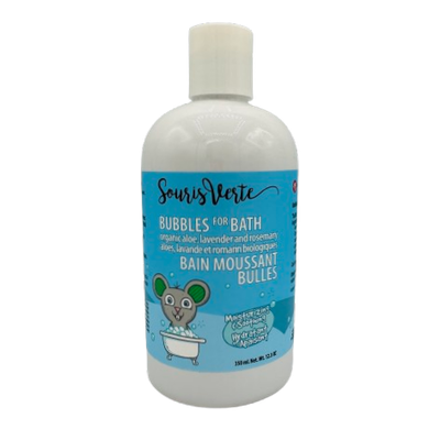 Bain moussant bulles 350ml - Aloès, lavande, romarin