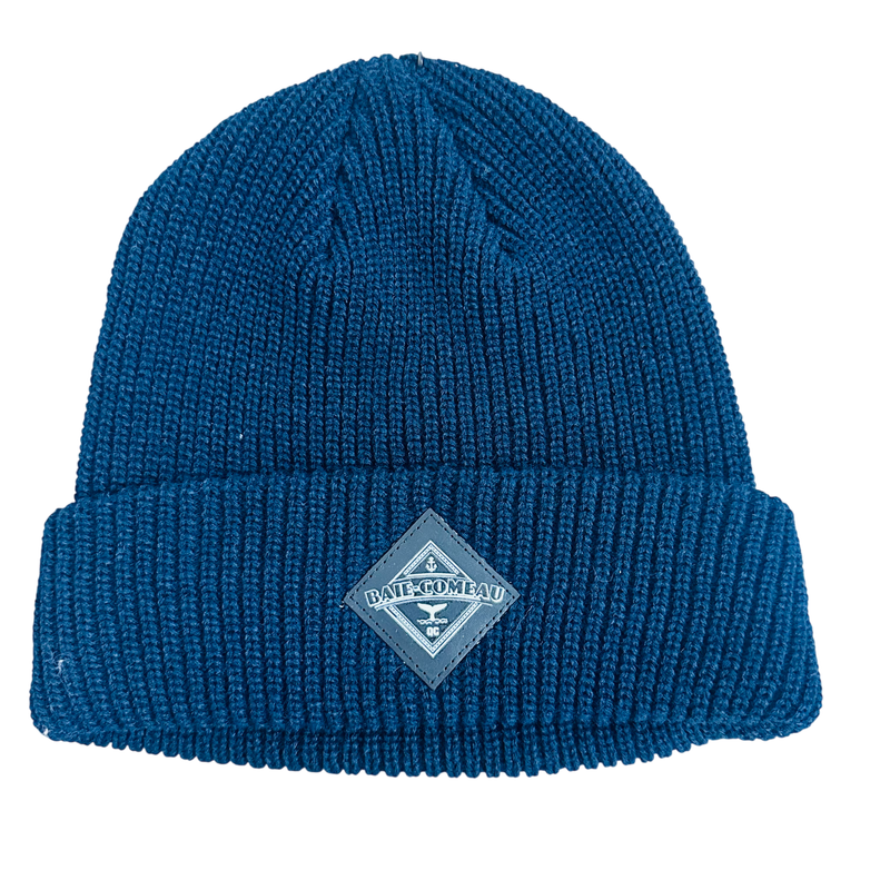Tuque à rebord côtelé - Marine - BC