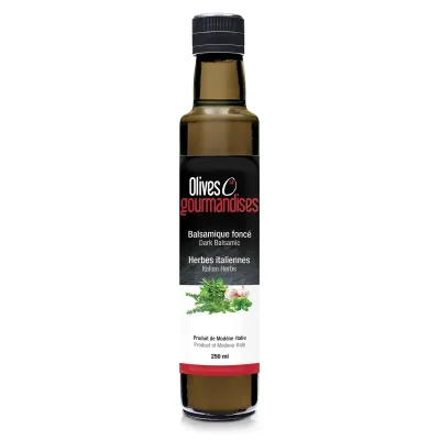 Balsamique foncé 100ml - Herbes italiennes Balsamique foncé 100ml - Herbes italiennes