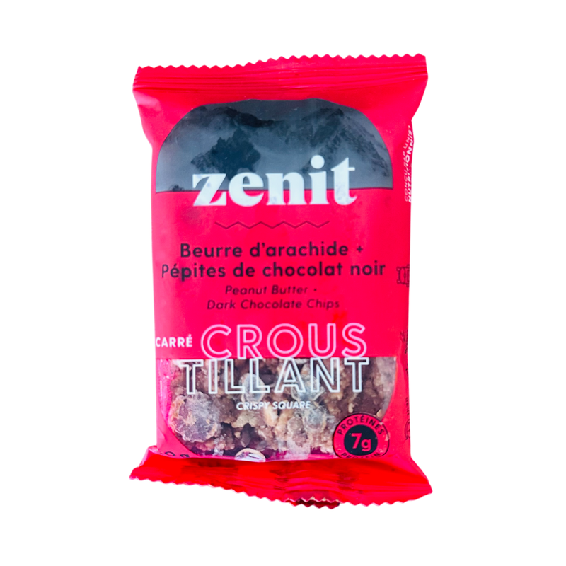 Carré croustillant 50g - Chocolat,  beurre d'arachides