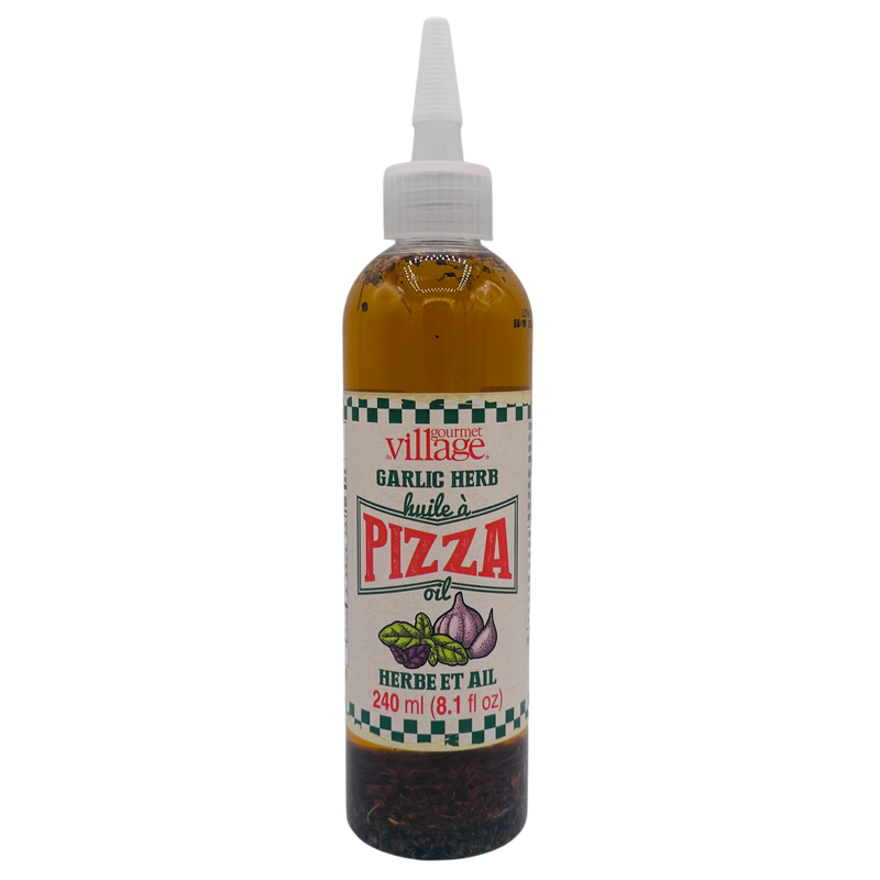 Huile à pizza - Herbe et ail