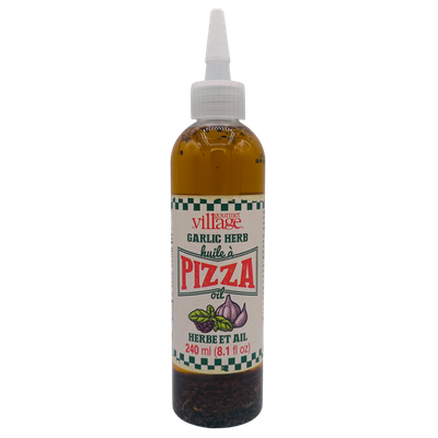 Huile à pizza - Herbe et ail
