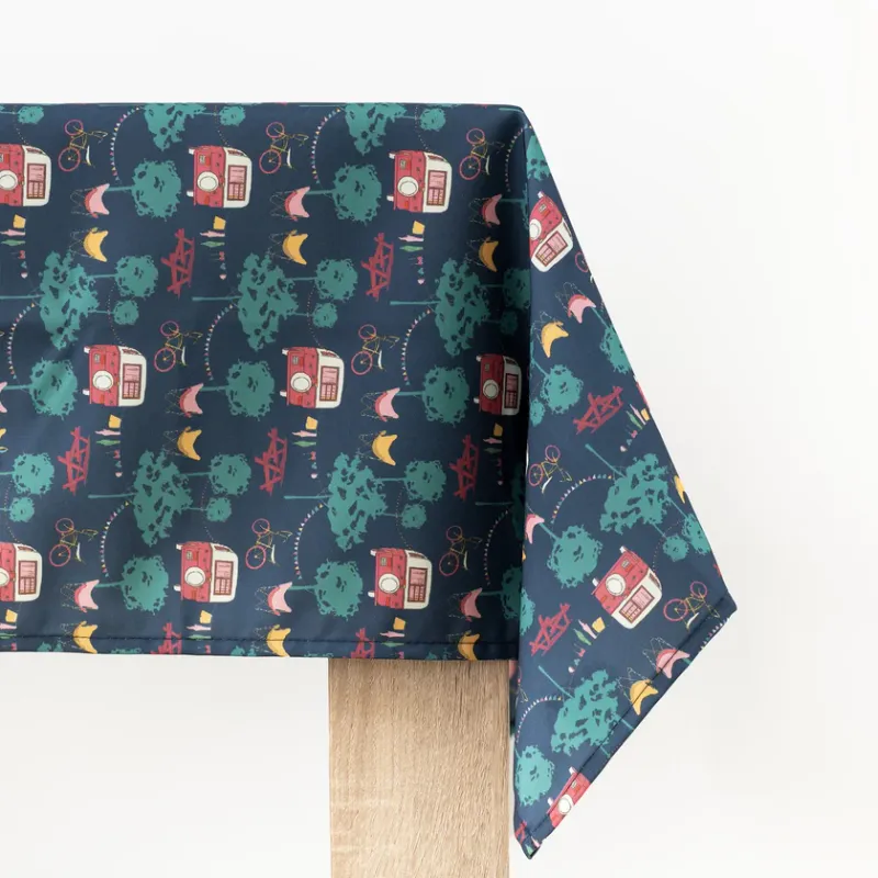 Nappe polyester hydrofuge - Aventure rétro