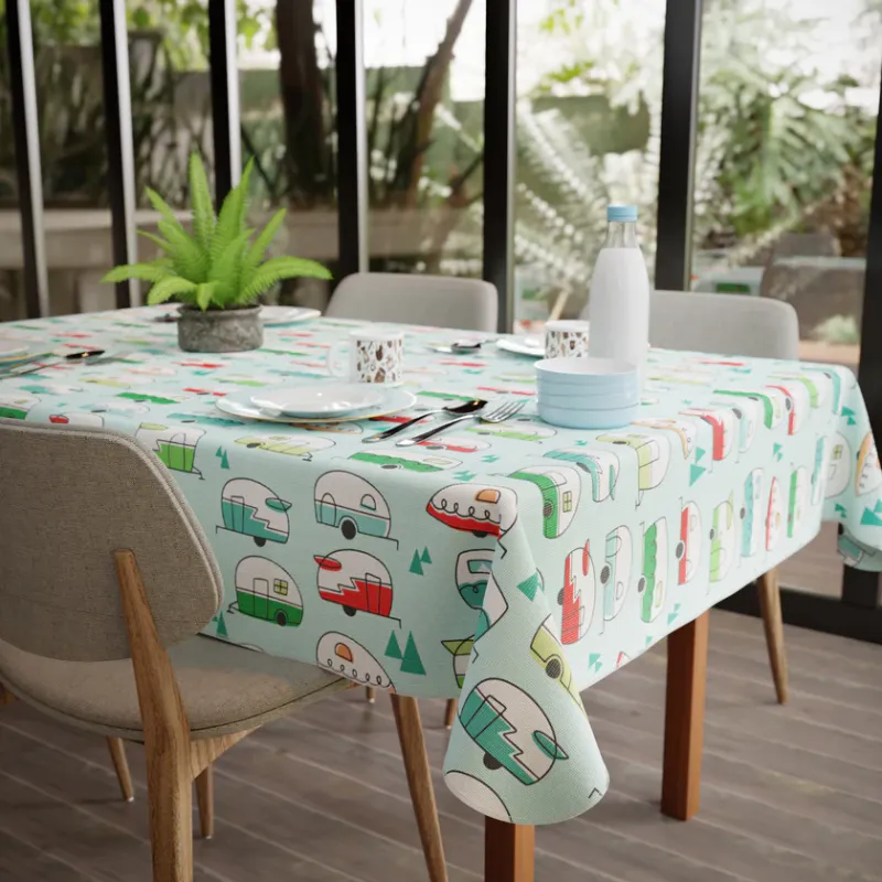 Nappe camping vinyle 6-8 personnes