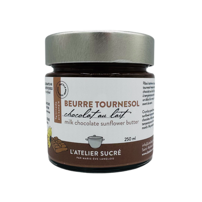 Tartinade - Tournesol chocolat lait 250ml Tartinade - Tournesol chocolat lait 250ml
