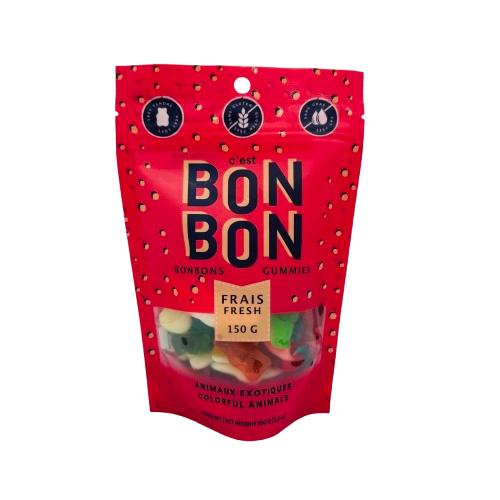 Bonbons 150g - Animaux exotiques