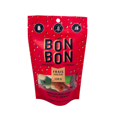 Bonbons 150g - Animaux exotiques Bonbons 150g - Animaux exotiques