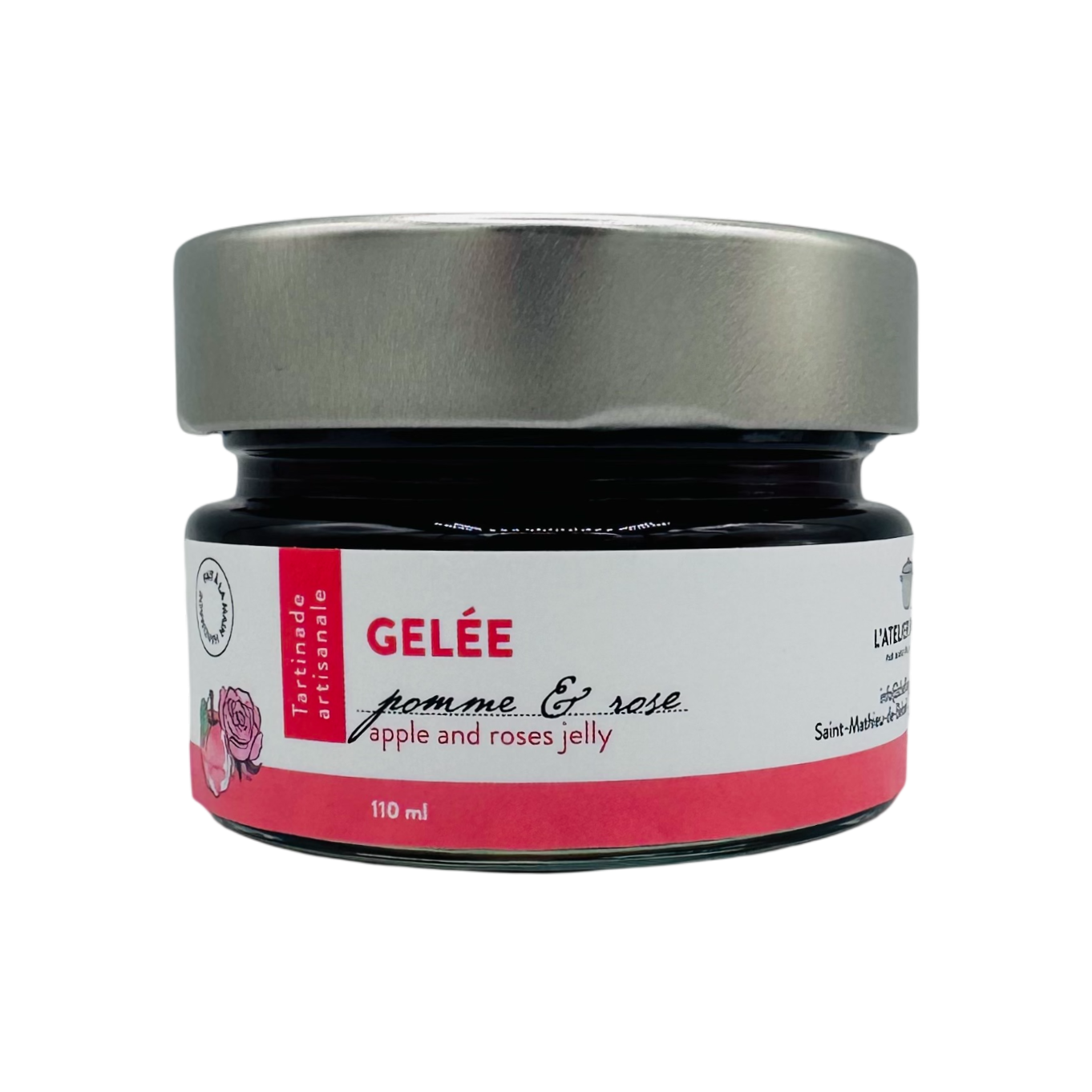 Gelée - Pomme et rose 110ml