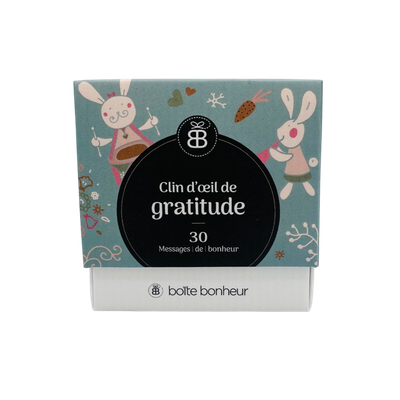 Boîte 30 messages - Clins d'oeil de gratitude
