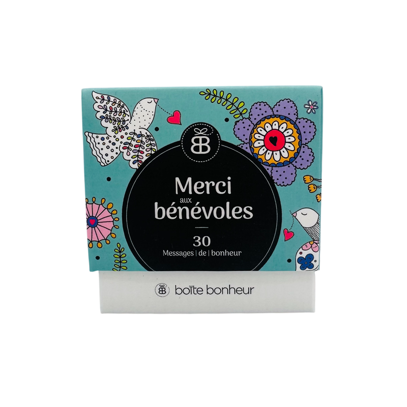 Boîte 30 messages - Merci aux bénévoles Boîte 30 messages - Merci aux bénévoles