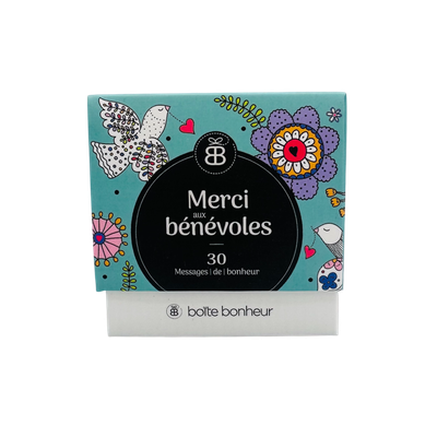 Boîte 30 messages - Merci aux bénévoles Boîte 30 messages - Merci aux bénévoles