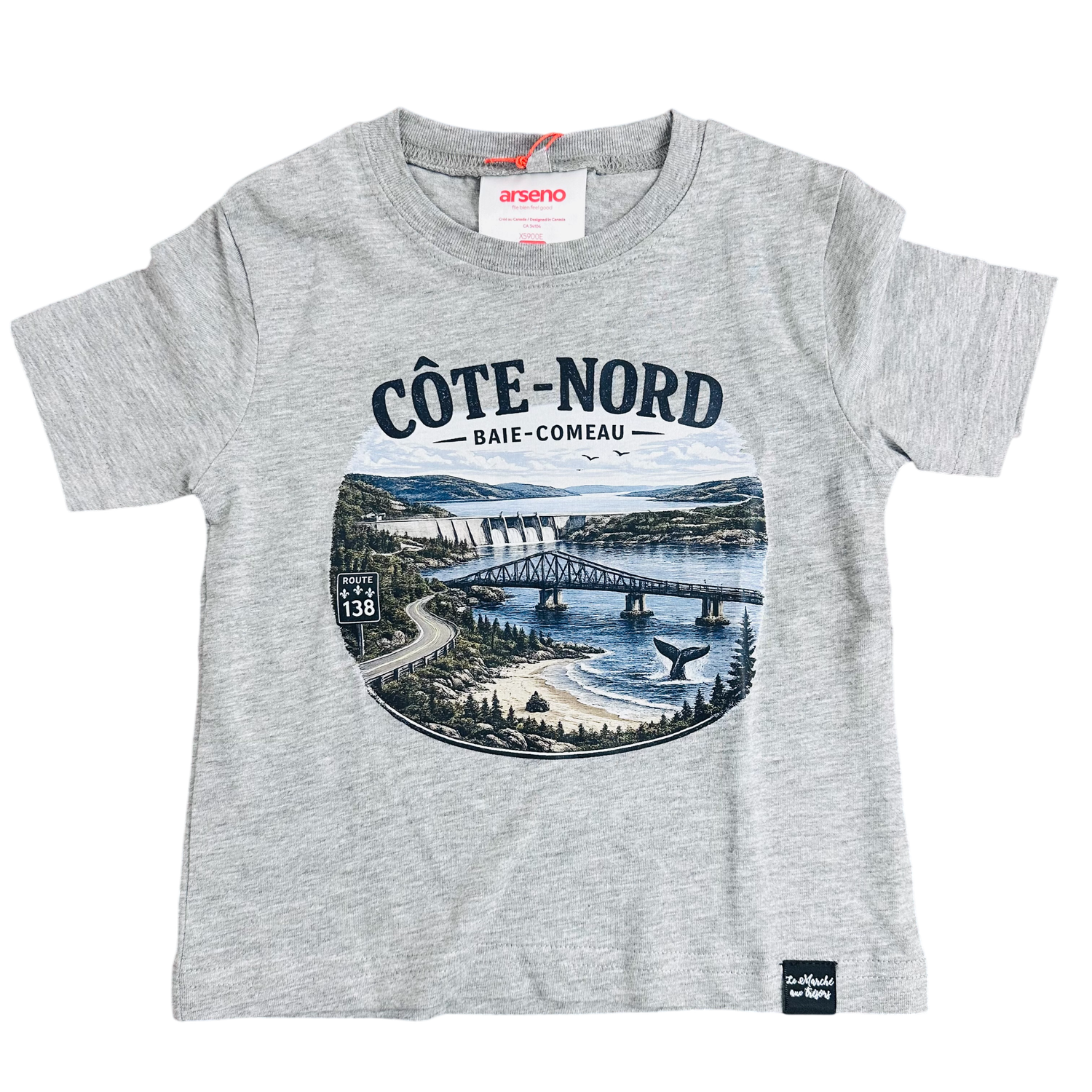 T-shirt junior  gris - 2A