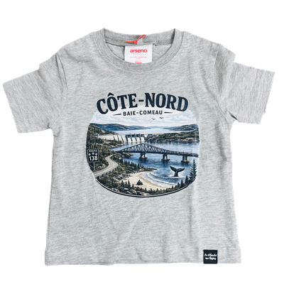 T-shirt junior gris - 6A