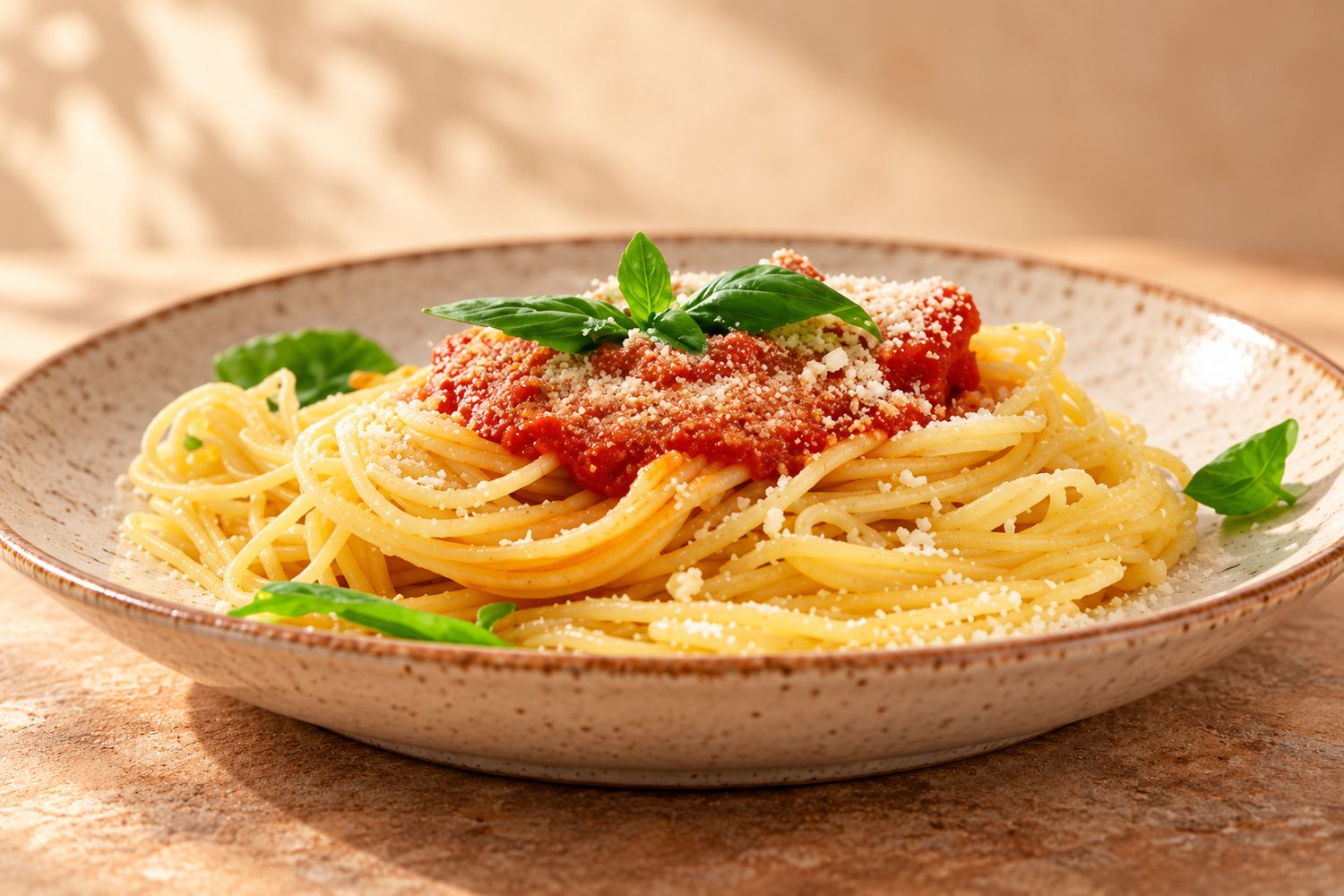 Pasta pomodoro con salsa de tomate