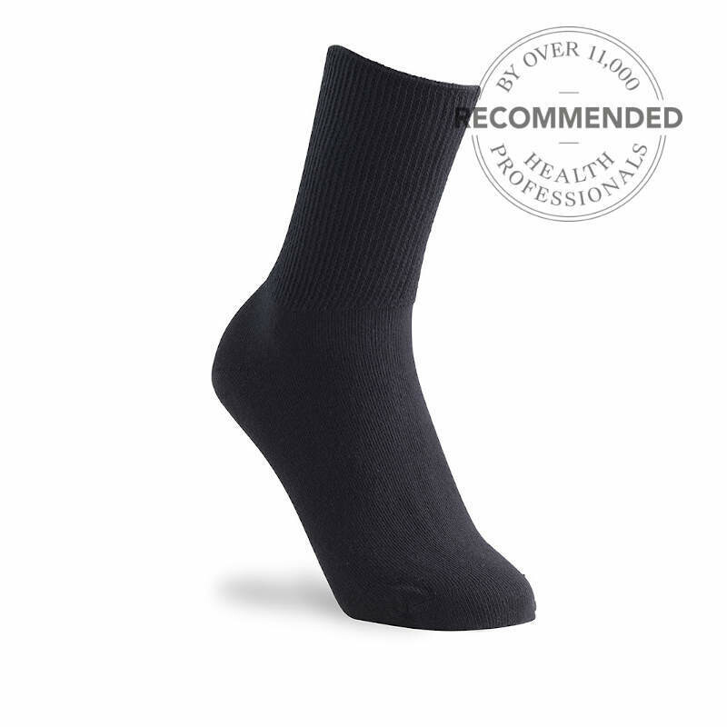 Cosyfeet Fuller Fitting Socks Black