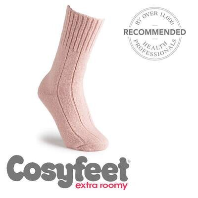 Cosyfeet Super Soft Bed Socks Blush