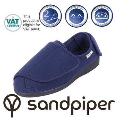 Sandpiper Wendy Navy Ladies Slippers