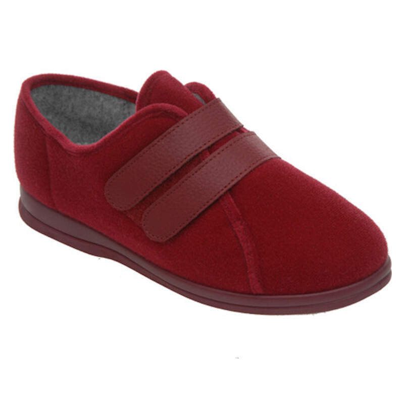 Cosyfeet Amelia Burgundy Ladies Slippers