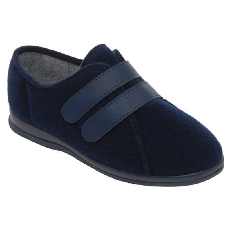 Cosyfeet Amelia Navy Ladies Slippers