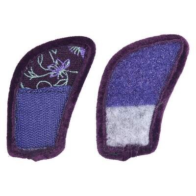 Cosyfeet Diane Plum Floral Strap Extensions