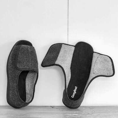 Cosyfeet Jonny Charcoal House Shoe
