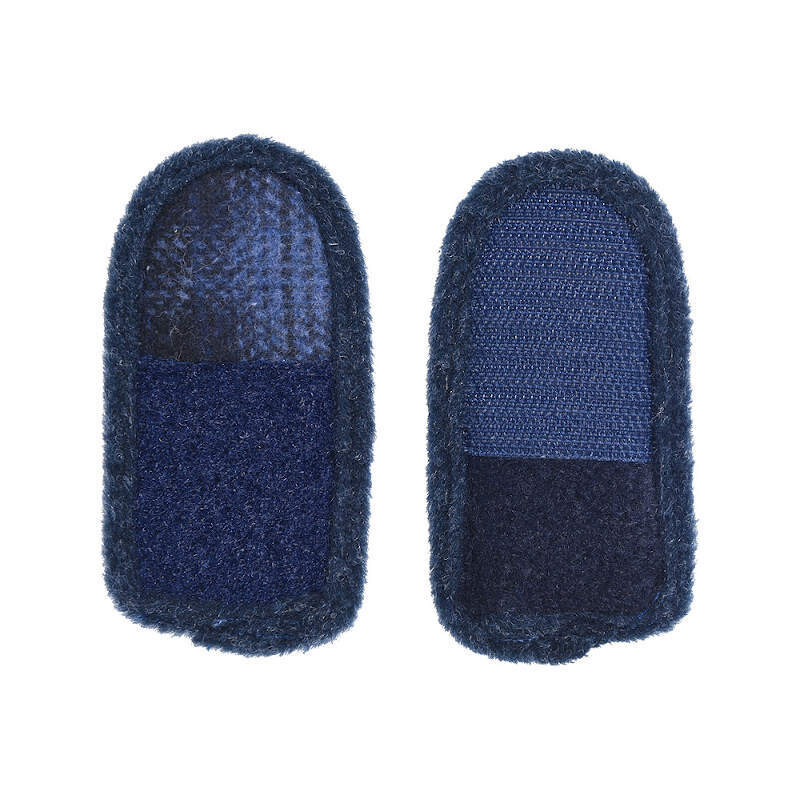 Cosyfeet Reggie Navy Tartan Slipper Extensions