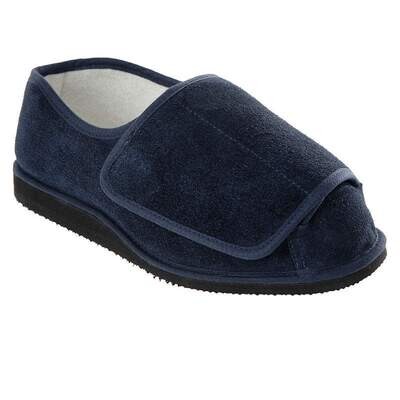 Cosyfeet Rowan Navy Suede House Shoe