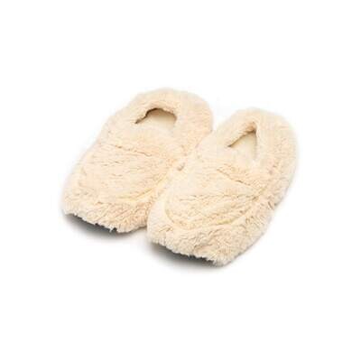 Microwaveable Slippers Ivory