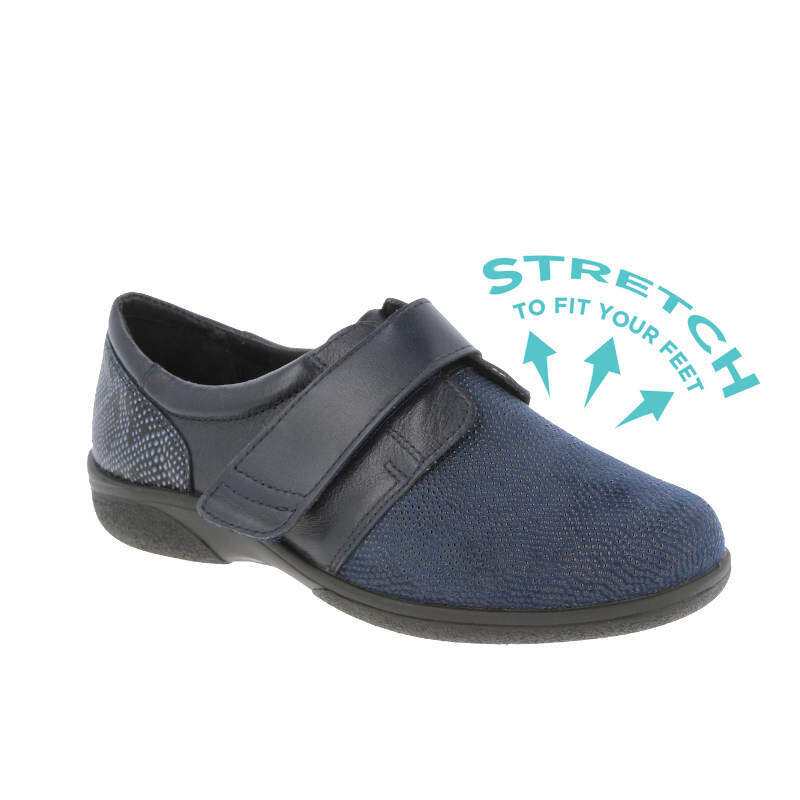 DB Wider Fit Firecrest Stretch Ladies Shoes (2v)