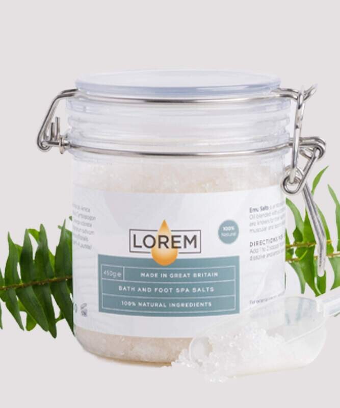 Lorem Emu Oil Bath &amp; Foot Salts 450g Kilner Jar