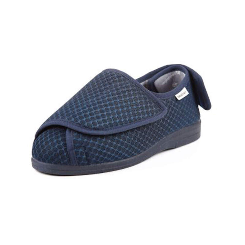 Sandpiper Wendy Navy Honeycomb Ladies Slippers