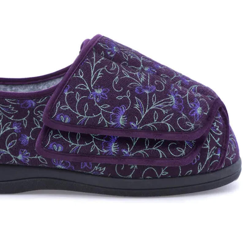 Cosyfeet Emma Plum Floral Strap Extensions