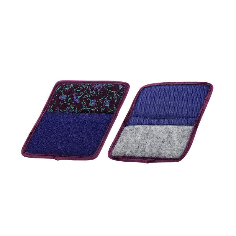 Cosyfeet Emma Plum Floral Strap Extensions