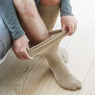 Cosyfeet Fuller Fitting Knee Socks Black