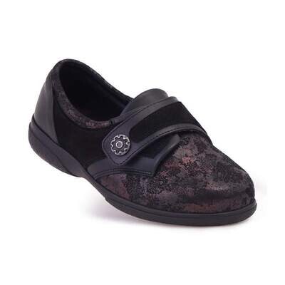 Cosyfeet Darcy Galaxy Stretch Ladies Shoes (6e)