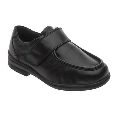 Cosyfeet Mason Black Leather Mens Shoes