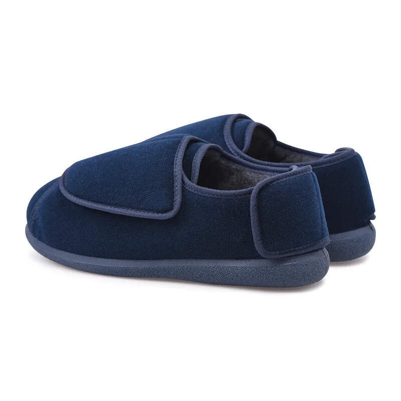 Cosyfeet Ernest Navy Mens Slippers
